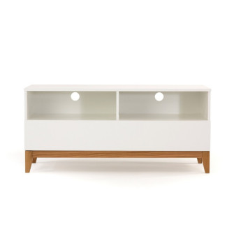 Mesa de TV blanca